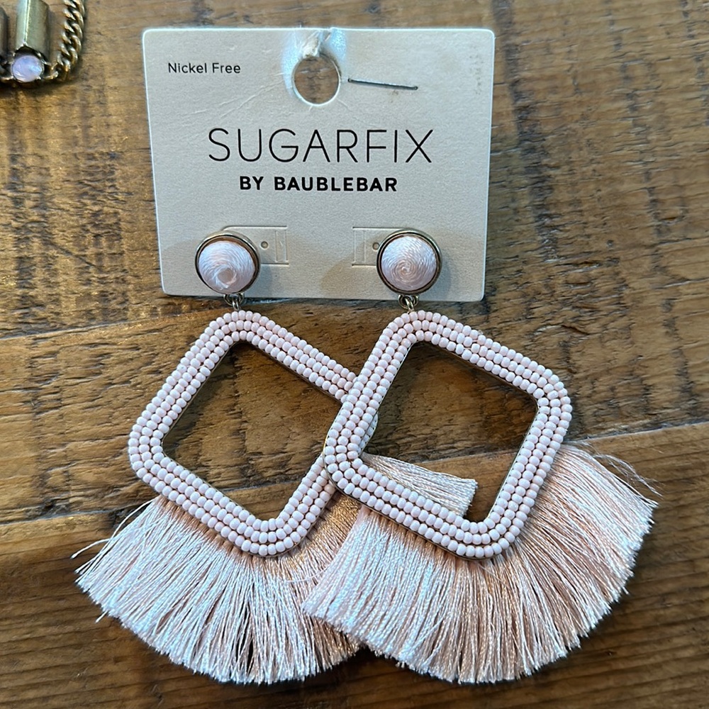 Never worn Sugarfix by BaubleBar Pink Earrings